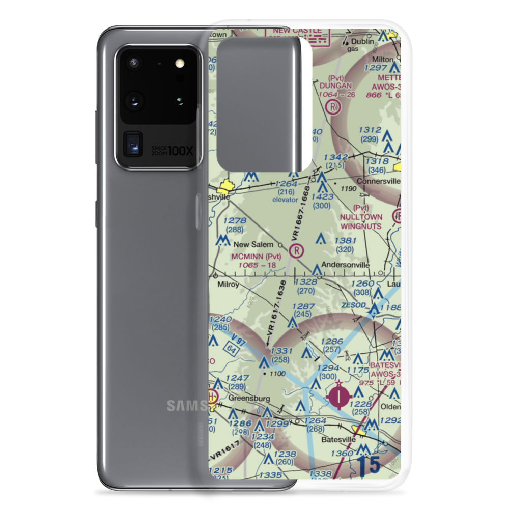 Mcminn Airport (6IN8) VFR Sectional Samsung Case Samsung Galaxy S20 Ultra model shown