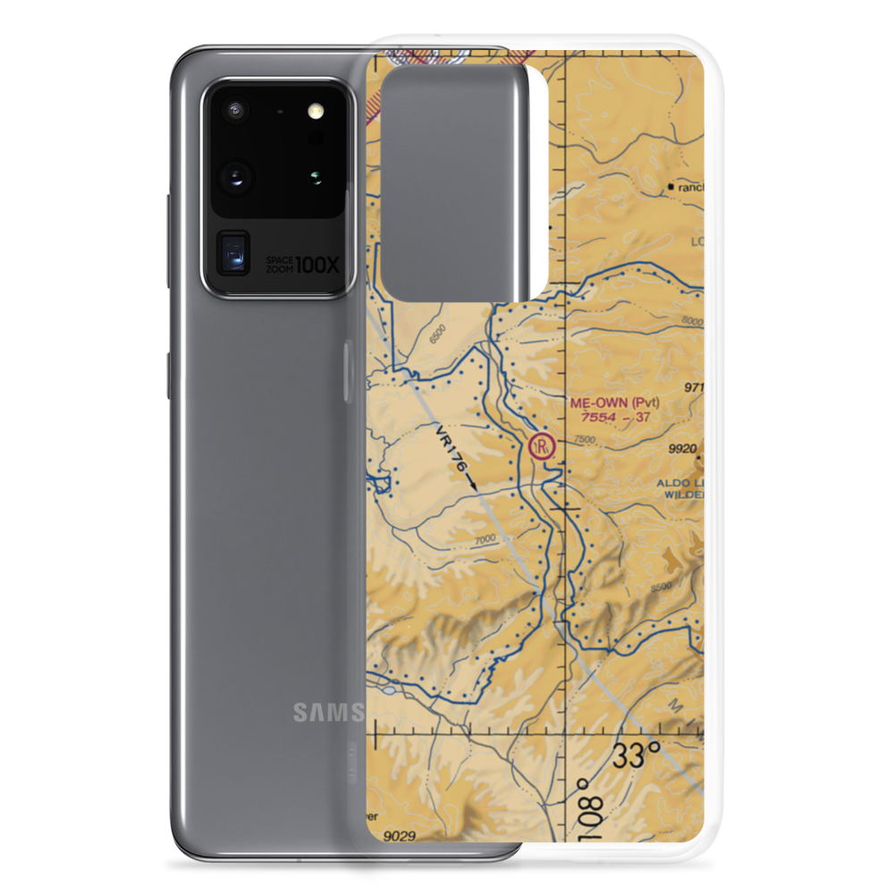 Me-Own Airport (1NM0) VFR Sectional Samsung Case Samsung Galaxy S20 Ultra model shown