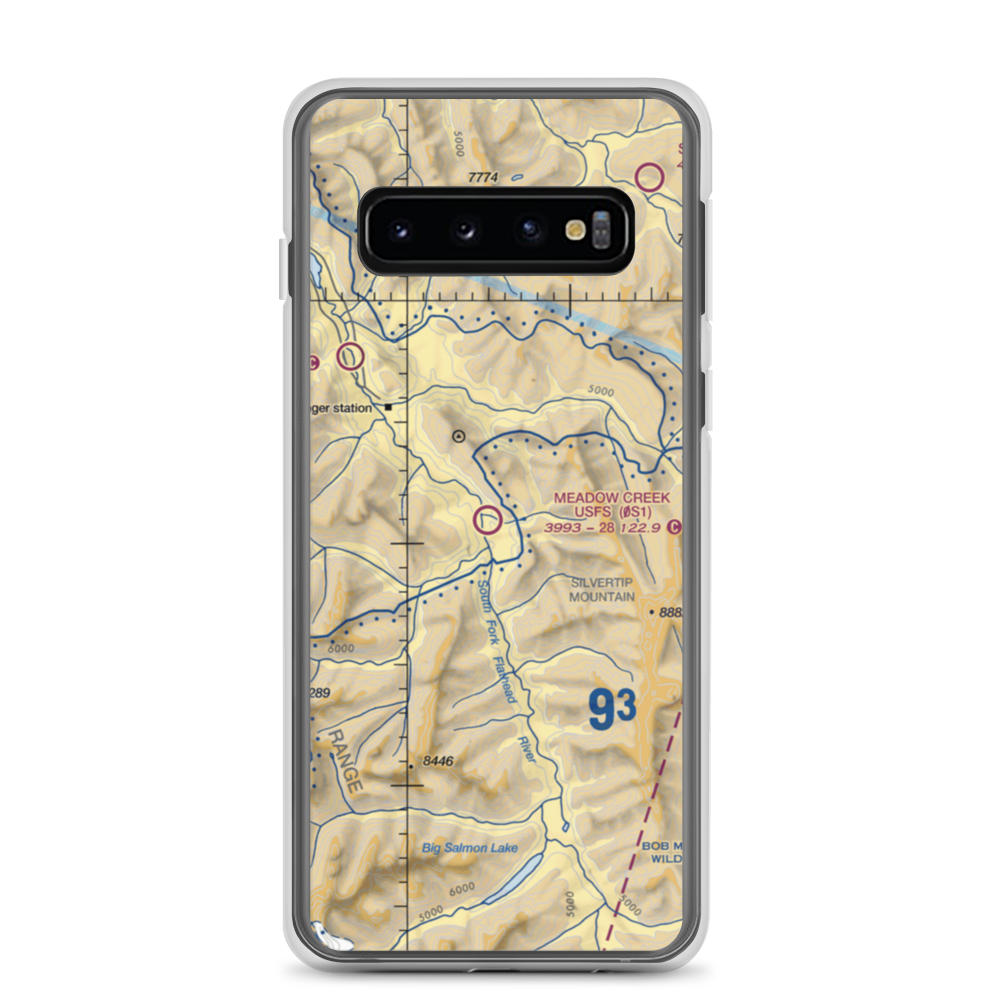 Meadow Creek Usfs Airport (0S1) VFR Sectional Samsung Case Samsung Galaxy S10 model shown