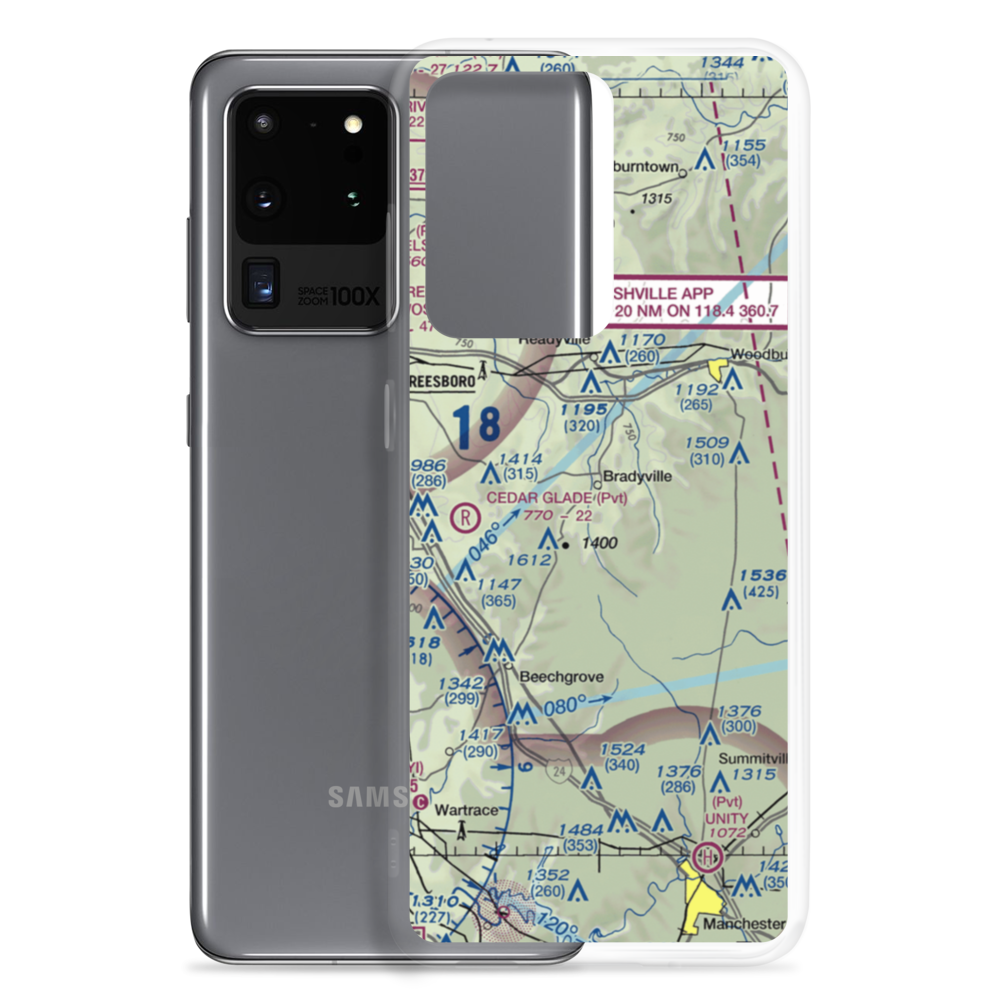 Meadow Lark Aerodrome Ultralight Flightpark (62TN) VFR Sectional Samsung Case Samsung Galaxy S20 Ultra model shown