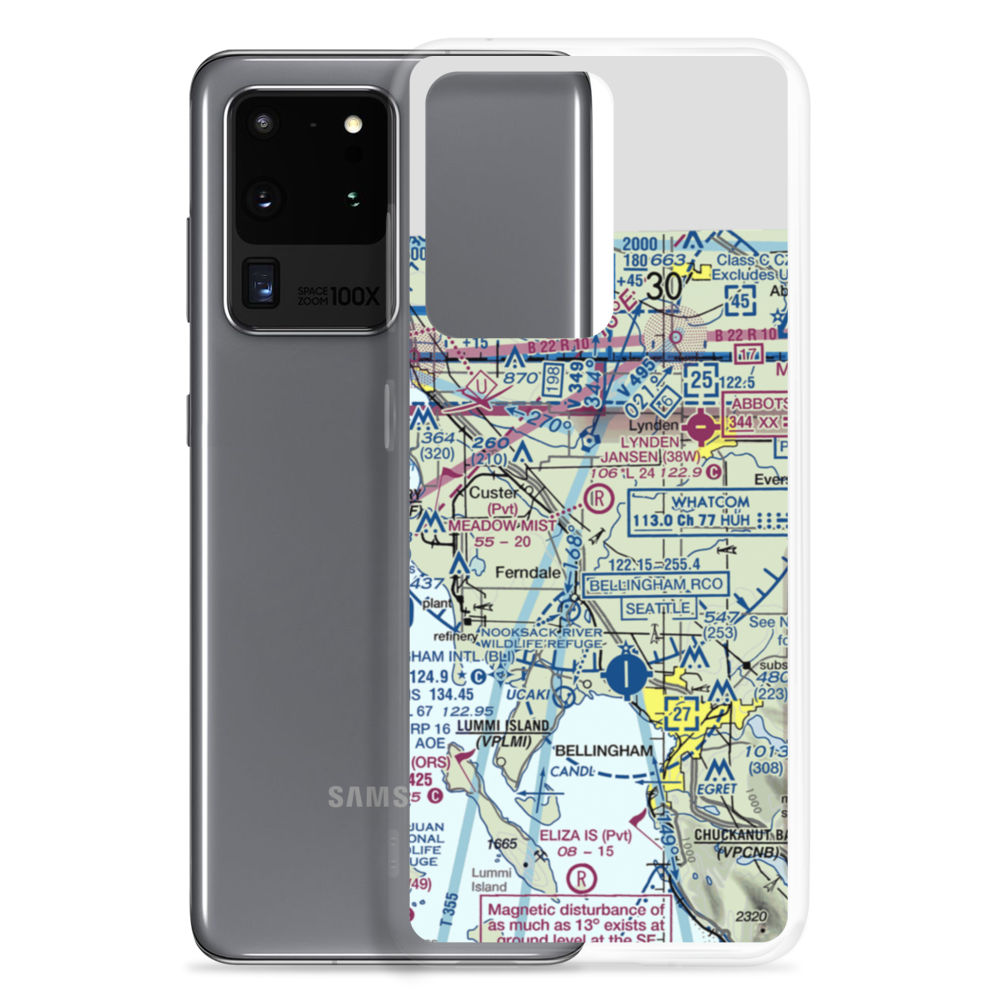 Meadow Mist Airport (WN35) VFR Sectional Samsung Case Samsung Galaxy S20 Ultra model shown