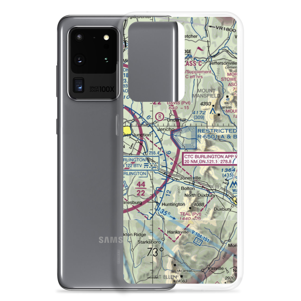 Meadow STOLport (07VT) VFR Sectional Samsung Case Samsung Galaxy S20 Ultra model shown