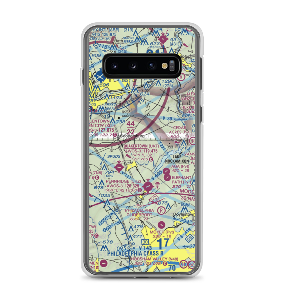 Meadow Strip Ultralightport (9PA3) VFR Sectional Samsung Case Samsung Galaxy S10 model shown
