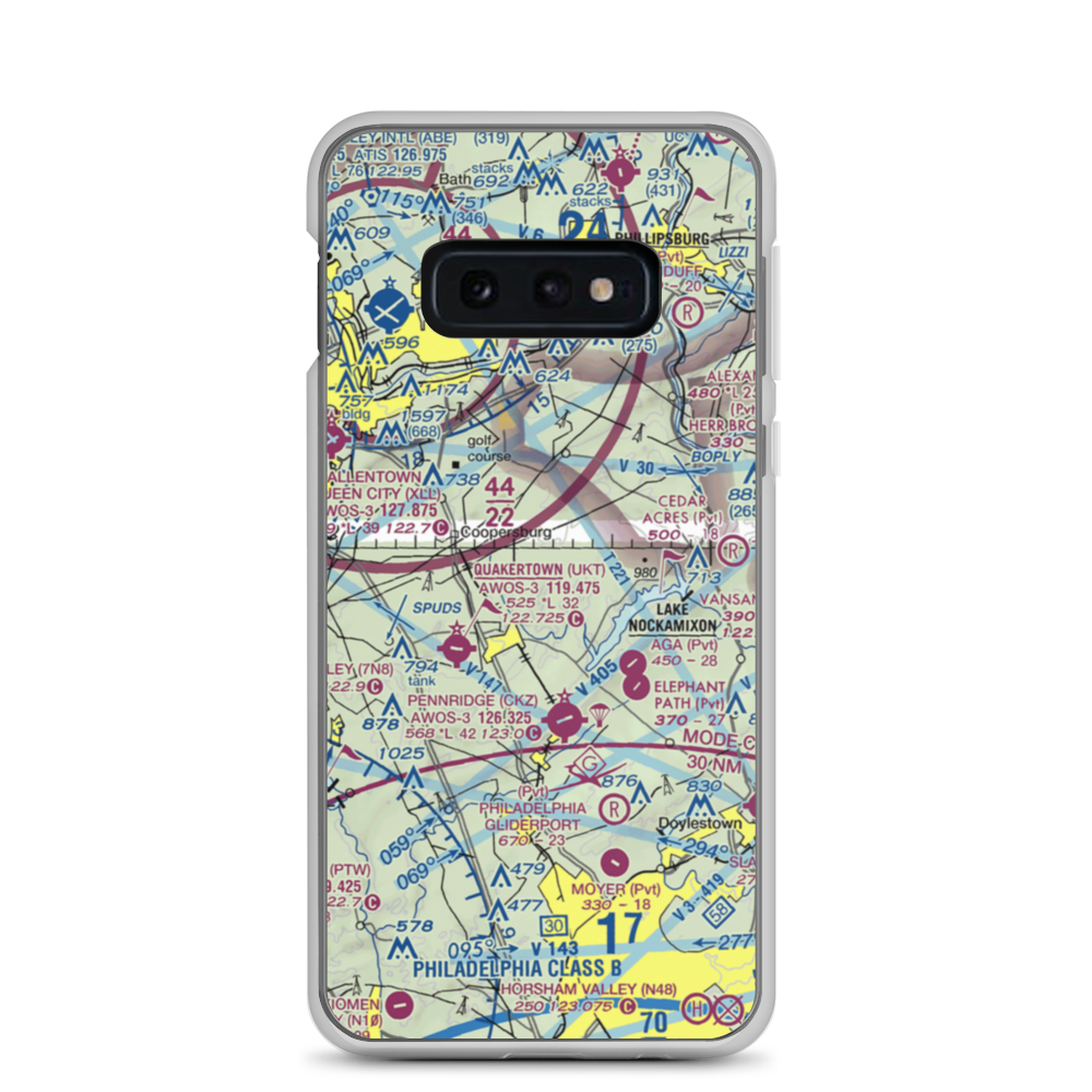 Meadow Strip Ultralightport (9PA3) VFR Sectional Samsung Case Samsung Galaxy S10e model shown