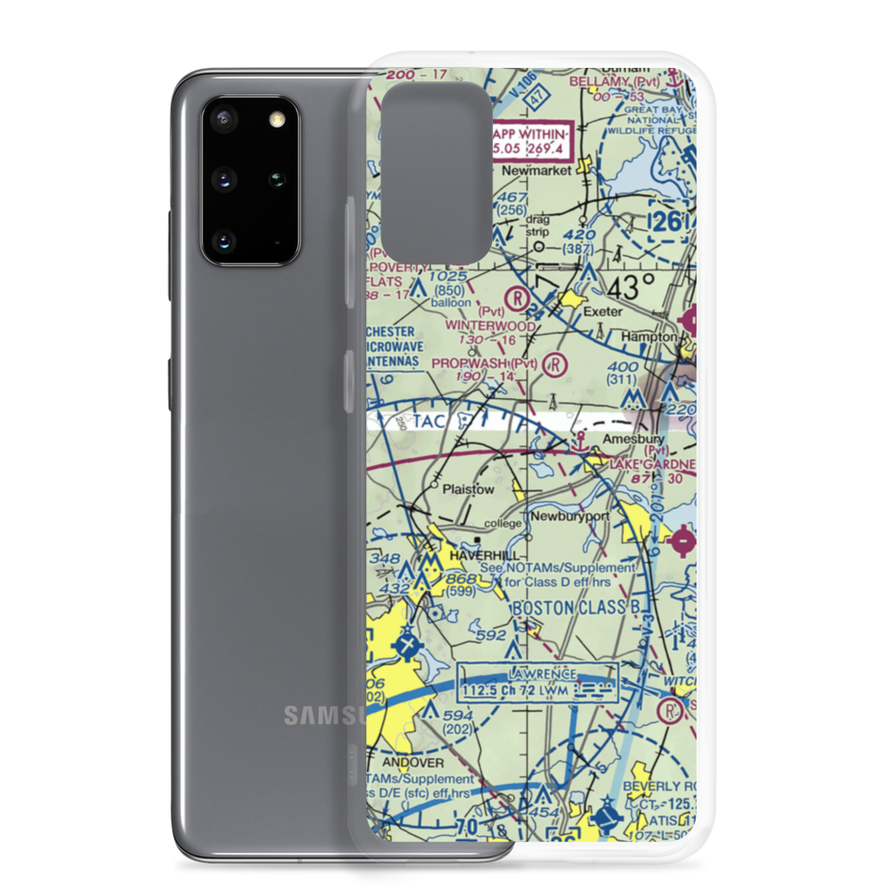 Meadowbrook Airport (6MA2) VFR Sectional Samsung Case Samsung Galaxy S20 Plus model shown