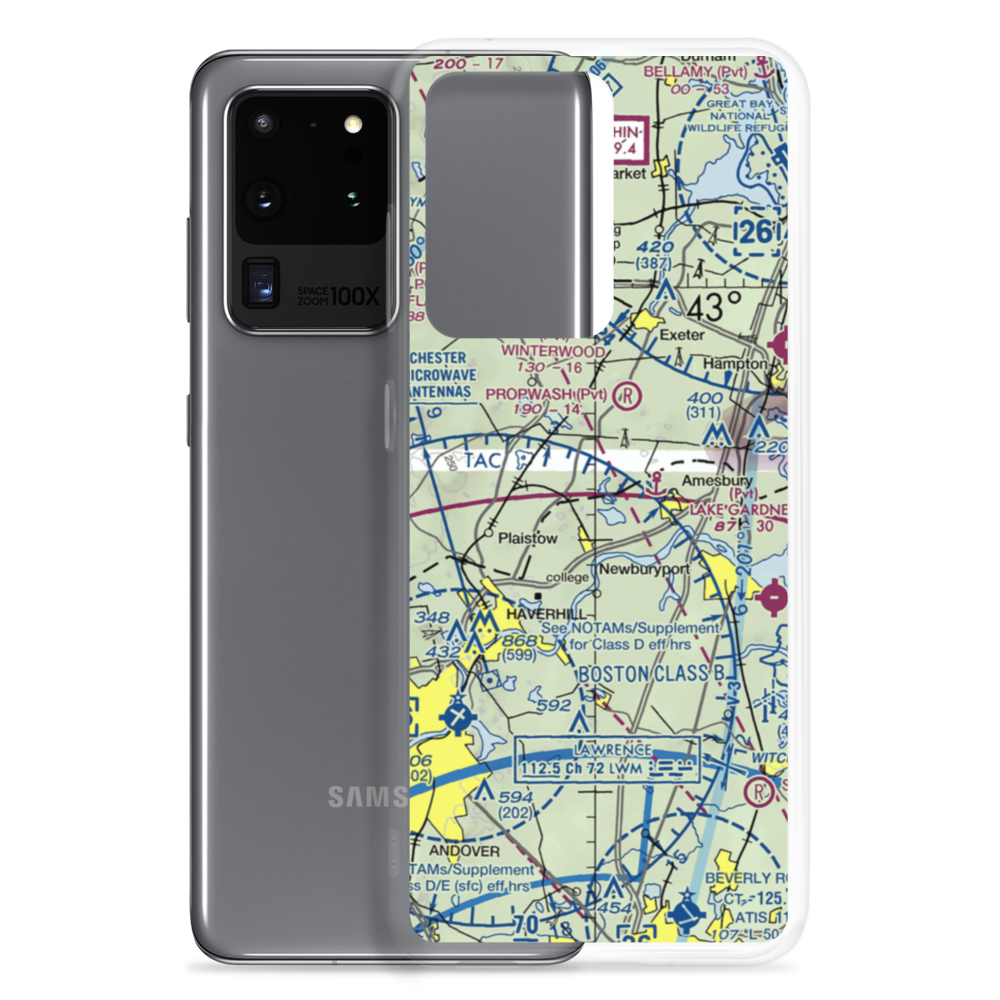 Meadowbrook Airport (6MA2) VFR Sectional Samsung Case Samsung Galaxy S20 Ultra model shown