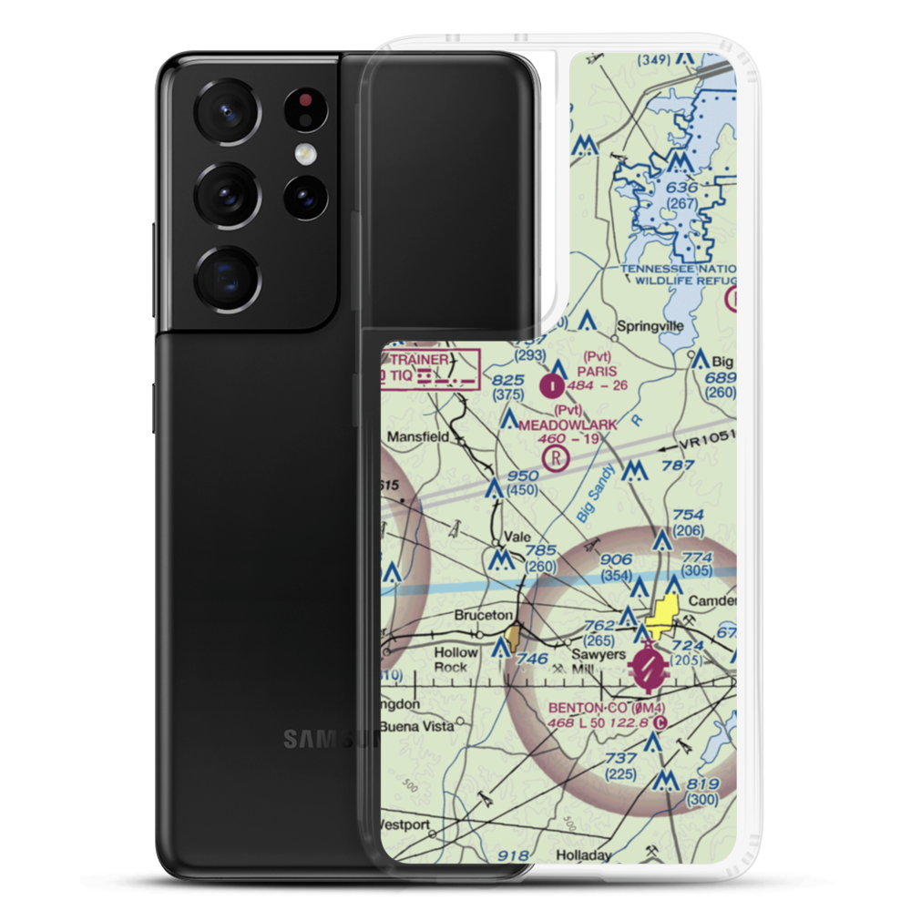 Meadowlark Airport (9TN2) VFR Sectional Samsung Case Samsung Galaxy S21 Ultra model shown