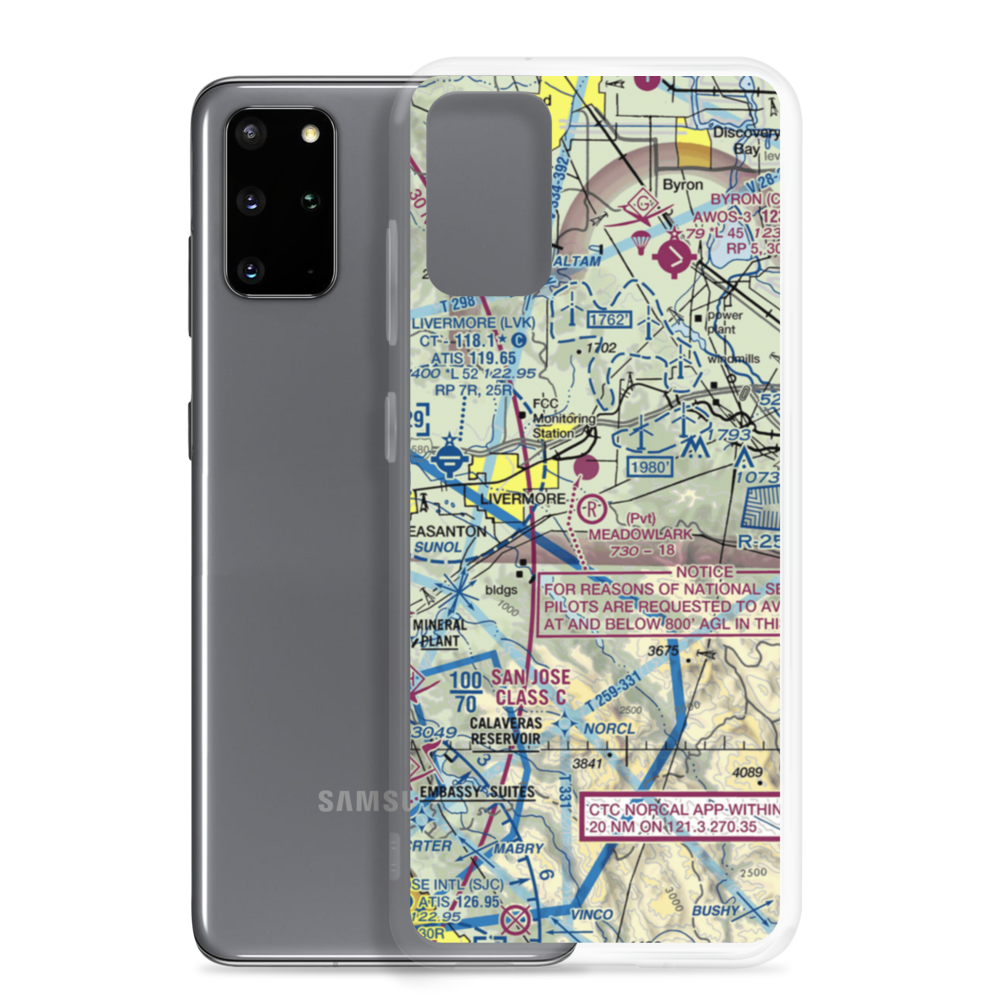 Meadowlark Field (63CN) VFR Sectional Samsung Case Samsung Galaxy S20 Plus model shown