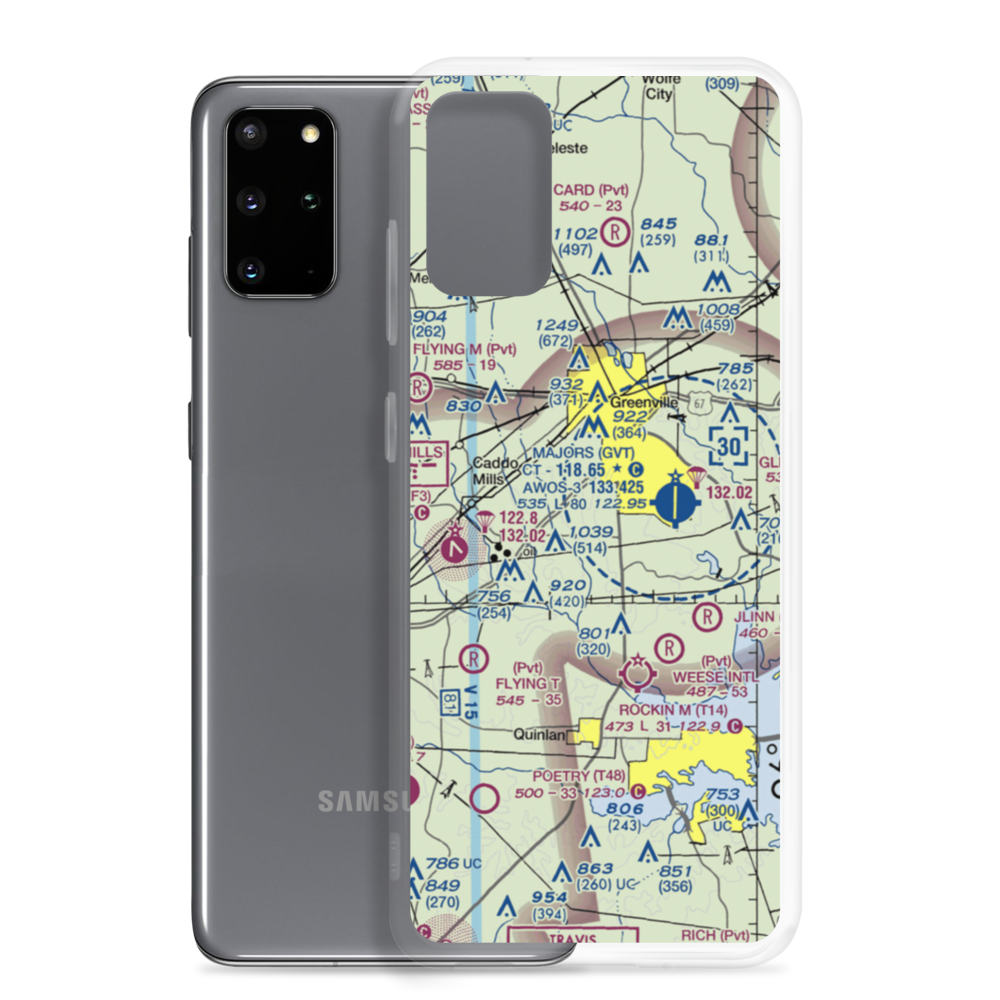 Meadowview Airport (US-0053) VFR Sectional Samsung Case Samsung Galaxy S20 Plus model shown