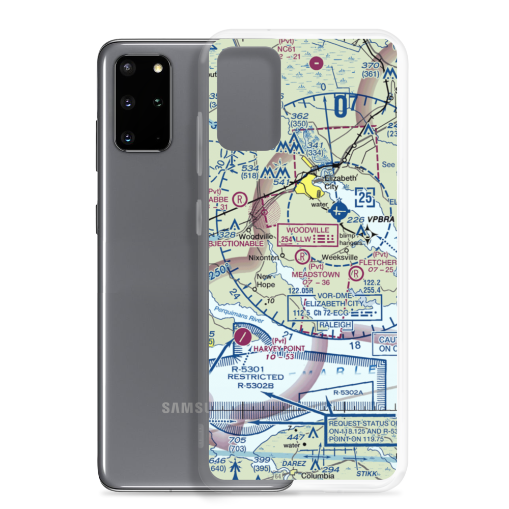 Meadstown Airstrip (NC28) VFR Sectional Samsung Case Samsung Galaxy S20 Plus model shown