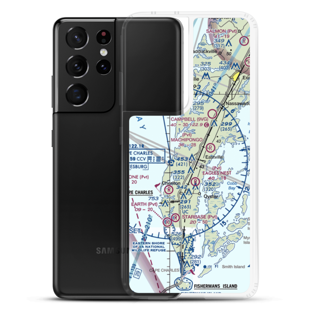 Mears Field (VG00) VFR Sectional Samsung Case Samsung Galaxy S21 Ultra model shown