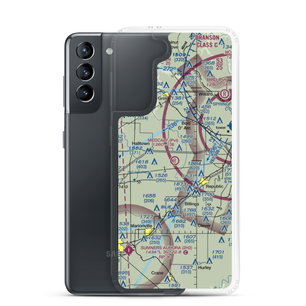 Medcalf Field (1MU0) VFR Sectional Samsung Case Samsung Galaxy S21 model shown