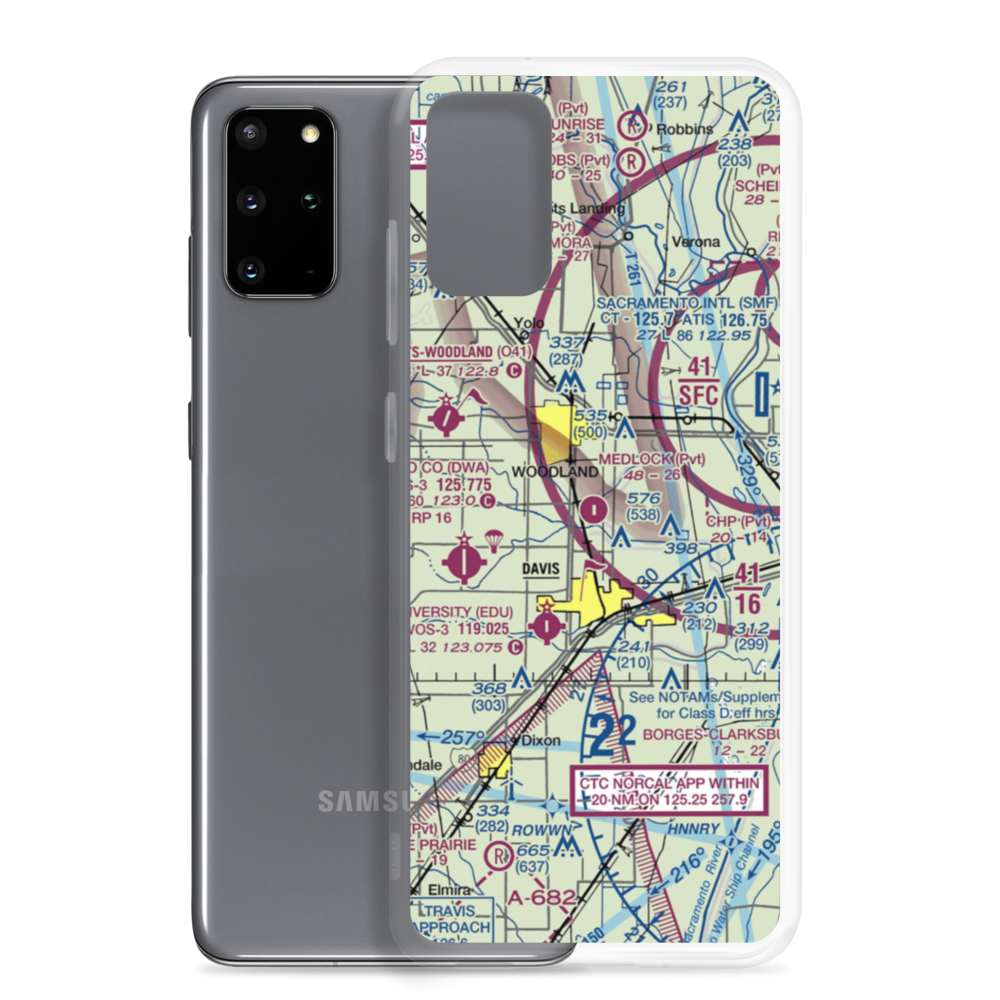 Medlock Field (69CL) VFR Sectional Samsung Case Samsung Galaxy S20 Plus model shown