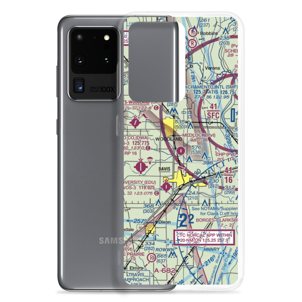 Medlock Field (69CL) VFR Sectional Samsung Case Samsung Galaxy S20 Ultra model shown