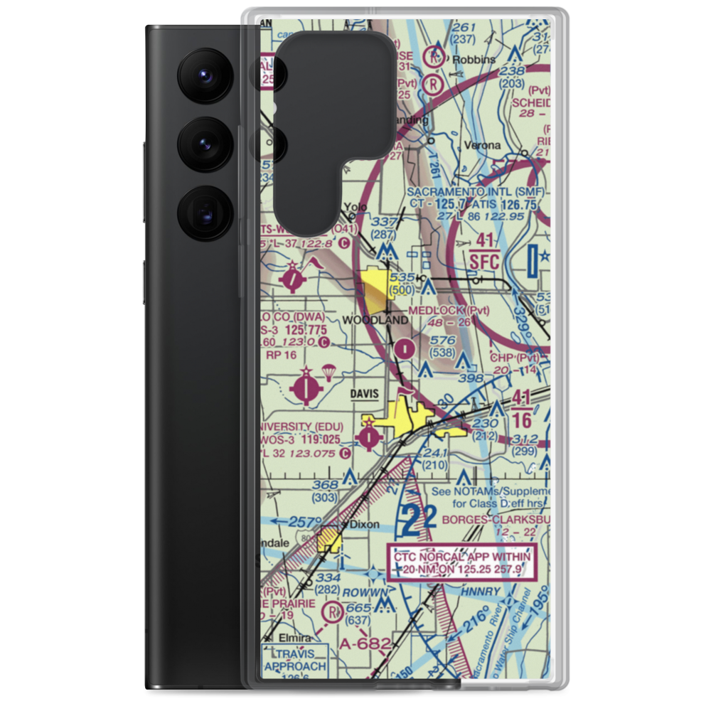 Medlock Field (69CL) VFR Sectional Samsung Case Samsung Galaxy S22 Ultra model shown