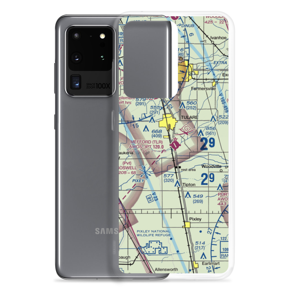 Mefford Field (TLR) VFR Sectional Samsung Case Samsung Galaxy S20 Ultra model shown