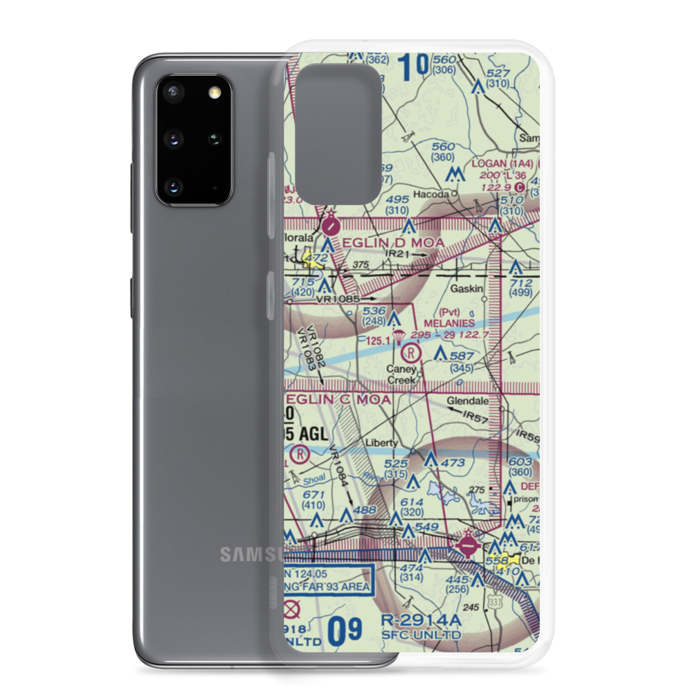 Melanie's Airport (05FA) VFR Sectional Samsung Case Samsung Galaxy S20 Plus model shown