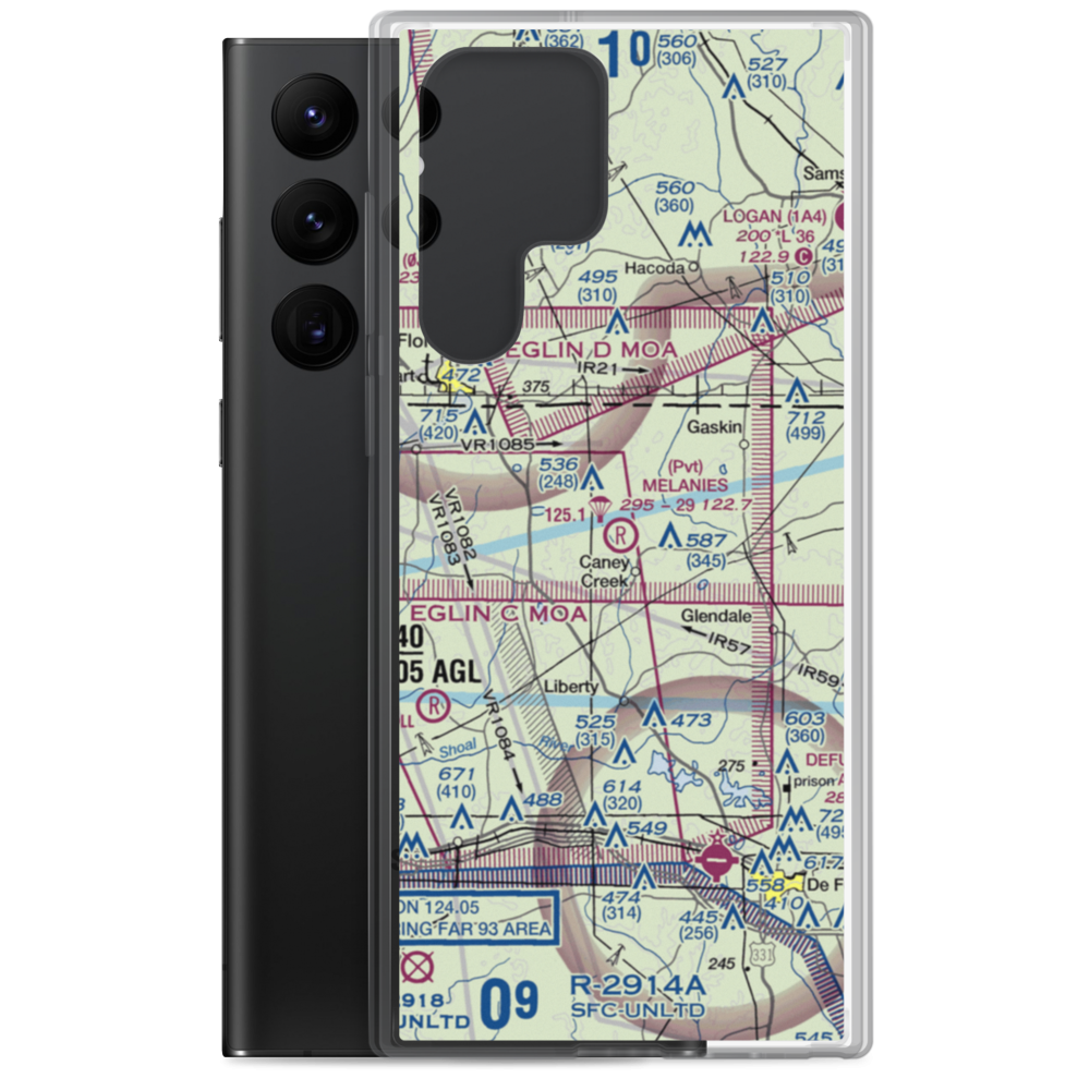 Melanie's Airport (05FA) VFR Sectional Samsung Case Samsung Galaxy S22 Ultra model shown