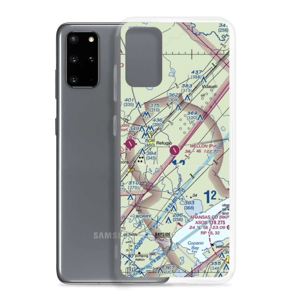 Mellon Ranch Airport (XS59) VFR Sectional Samsung Case Samsung Galaxy S20 Plus model shown