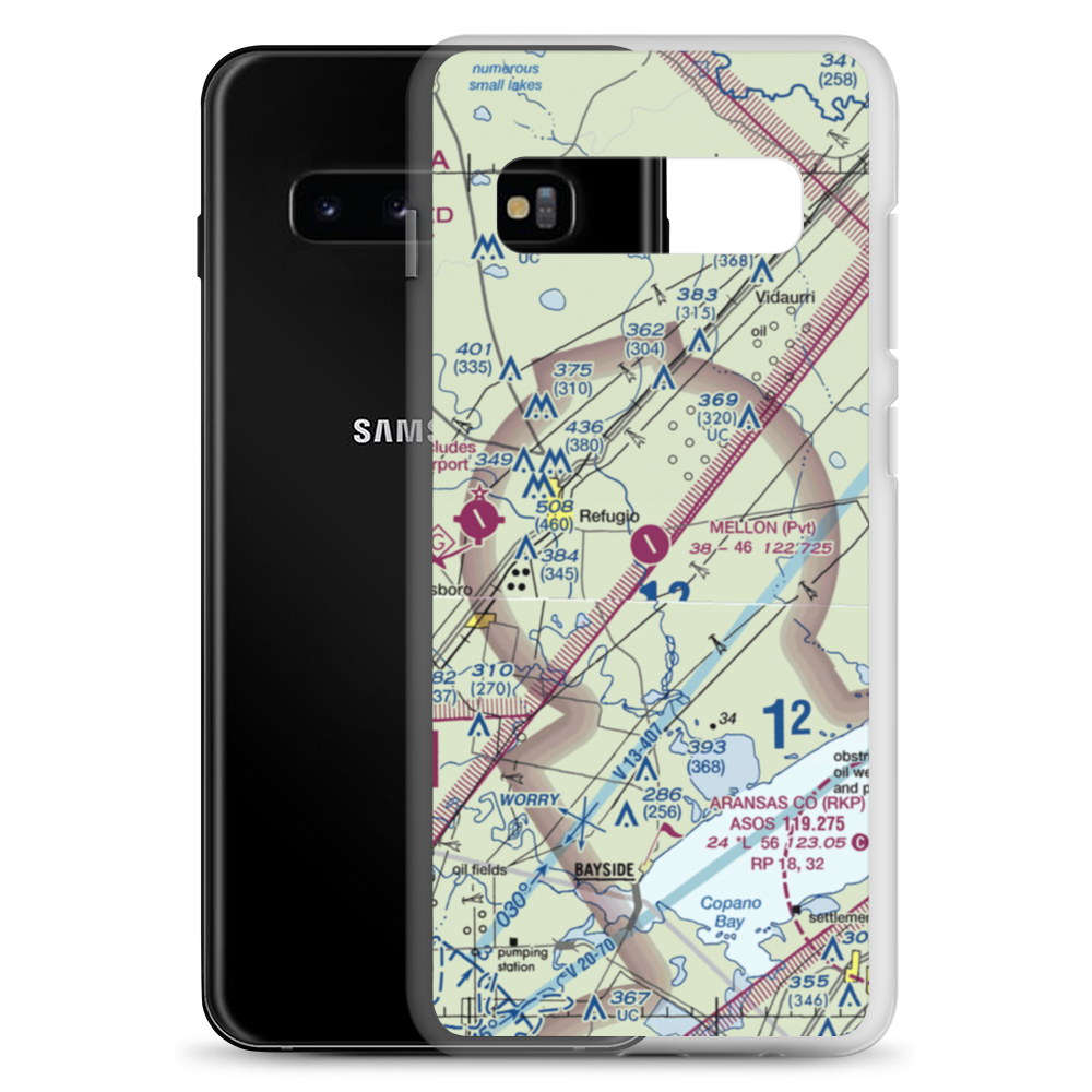 Mellon Ranch Airport (XS59) VFR Sectional Samsung Case Samsung Galaxy S10+ model shown