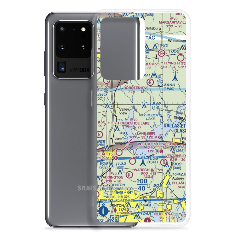 Melody Ranch Airport (XA78) VFR Sectional Samsung Case Samsung Galaxy S20 Ultra model shown