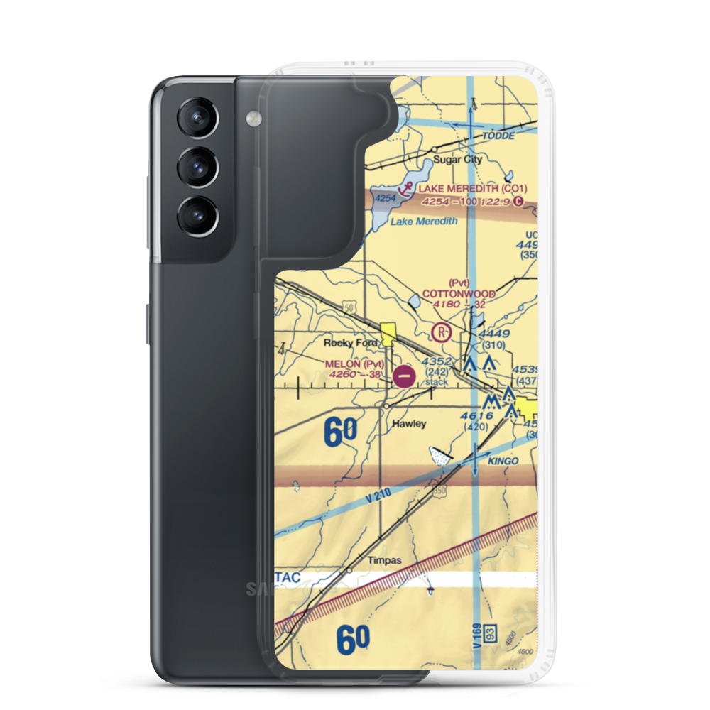 Melon Field (1CO5) VFR Sectional Samsung Case Samsung Galaxy S21 model shown