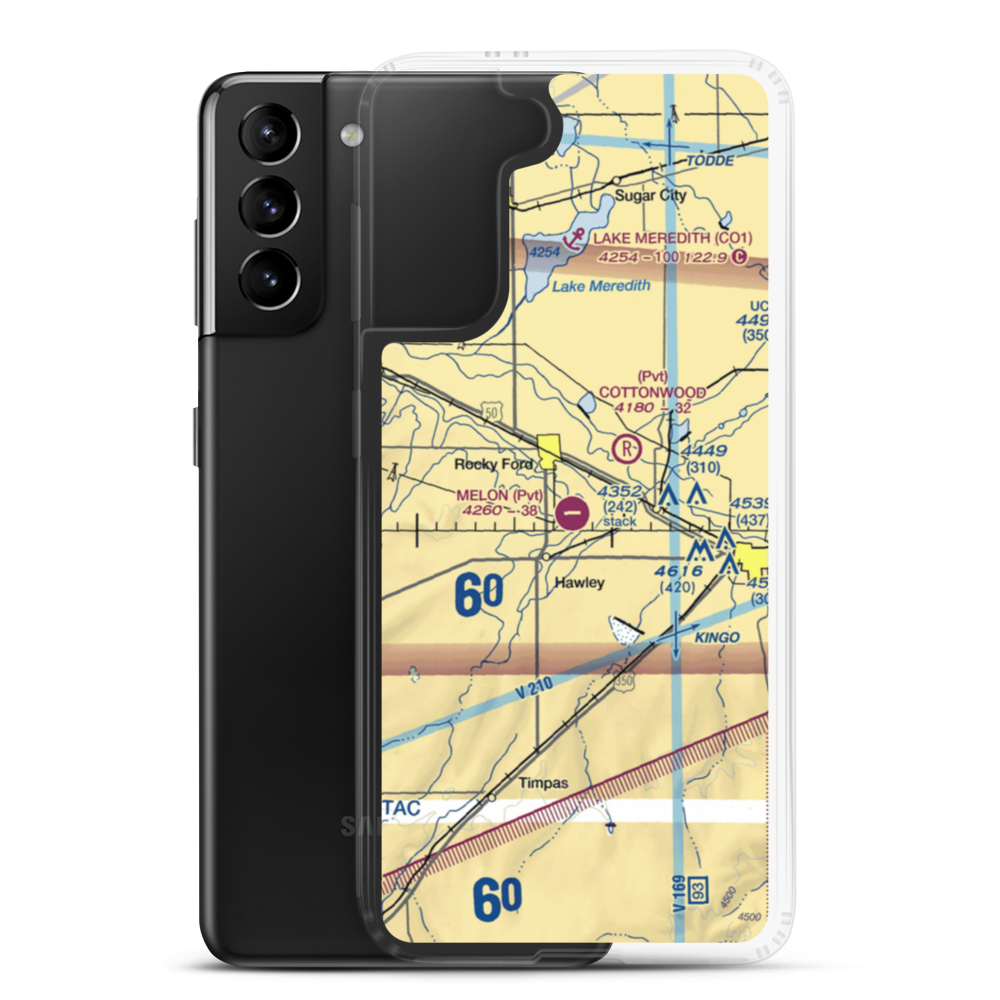 Melon Field (1CO5) VFR Sectional Samsung Case Samsung Galaxy S21 Plus model shown