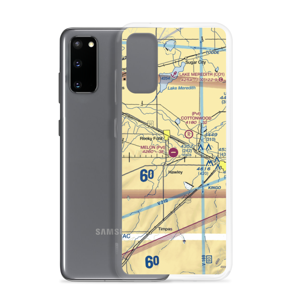 Melon Field (1CO5) VFR Sectional Samsung Case Samsung Galaxy S20 model shown