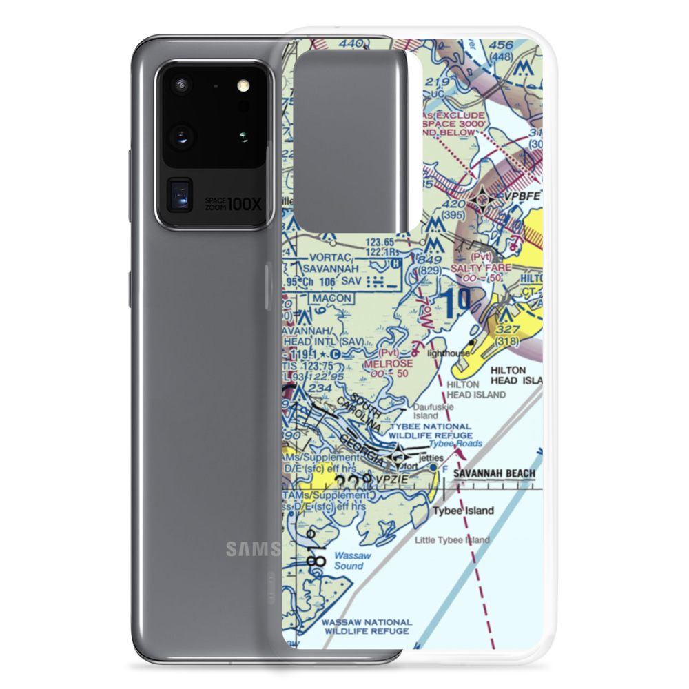 Melrose Landing Seaplane Base (2SC3) VFR Sectional Samsung Case Samsung Galaxy S20 Ultra model shown