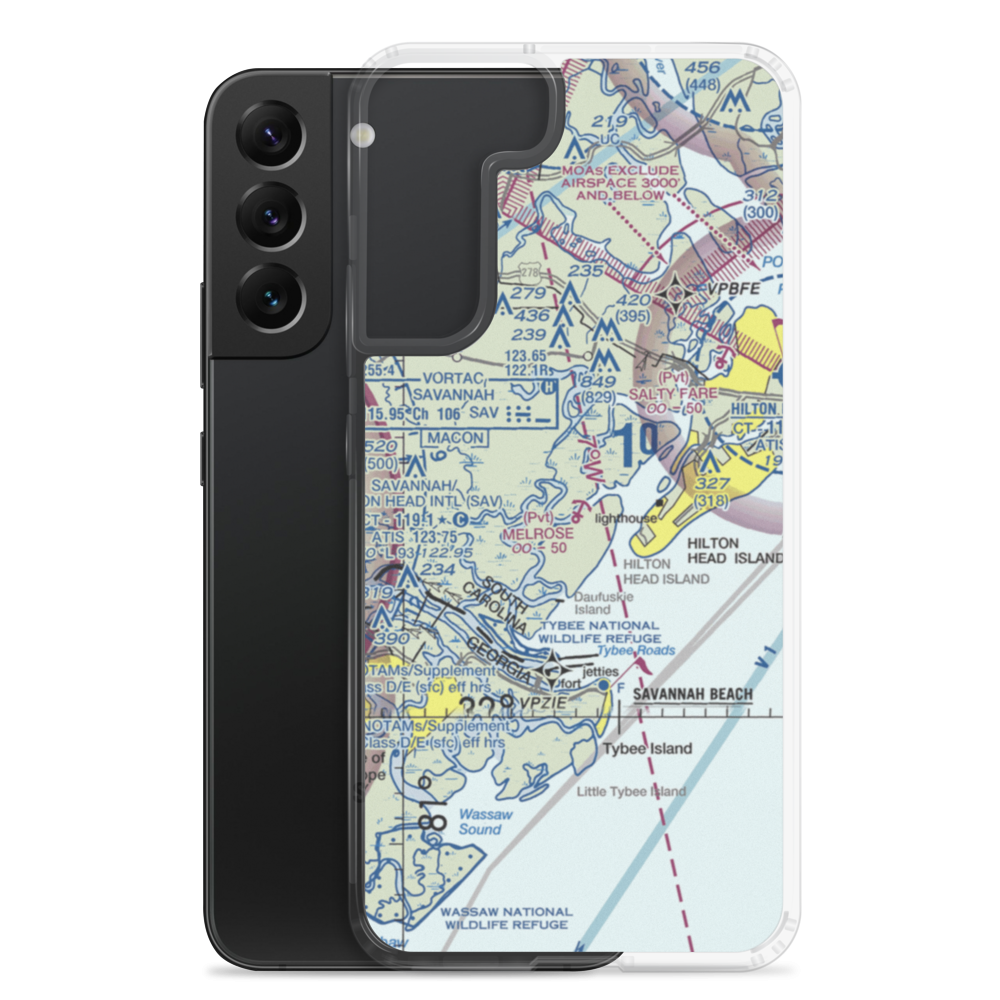 Melrose Landing Seaplane Base (2SC3) VFR Sectional Samsung Case Samsung Galaxy S22 Plus model shown