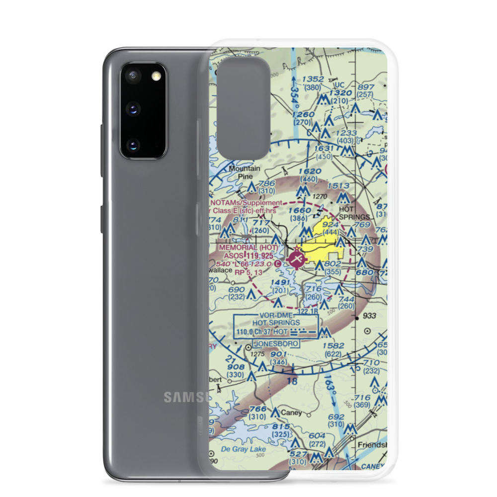 Memorial Field (HOT) VFR Sectional Samsung Case Samsung Galaxy S20 model shown