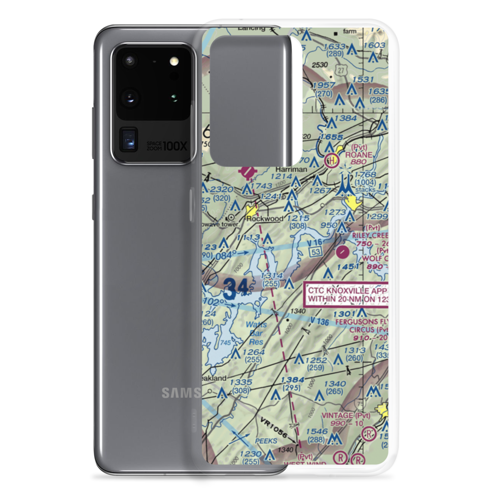 Merian Seaplane Base (3TN2) VFR Sectional Samsung Case Samsung Galaxy S20 Ultra model shown