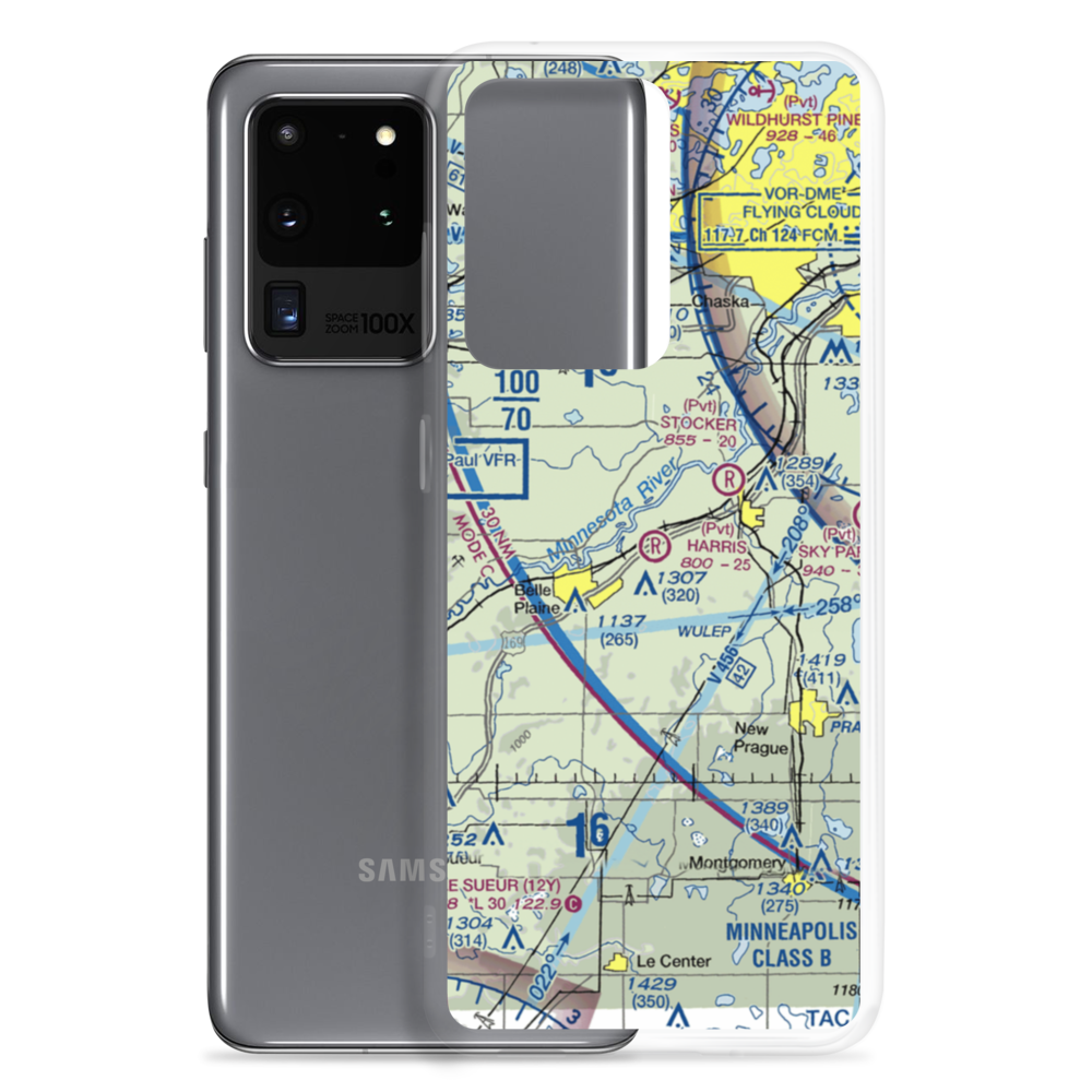 Merill L Harris Field (9MN6) VFR Sectional Samsung Case Samsung Galaxy S20 Ultra model shown
