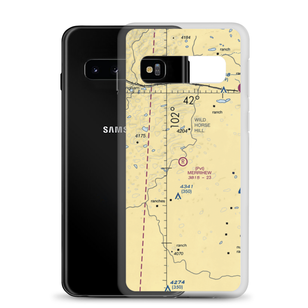 Merrihew Airport (0NE0) VFR Sectional Samsung Case Samsung Galaxy S10 model shown
