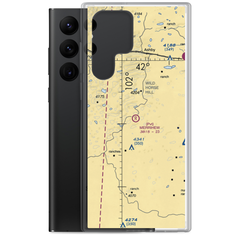 Merrihew Airport (0NE0) VFR Sectional Samsung Case Samsung Galaxy S22 Ultra model shown