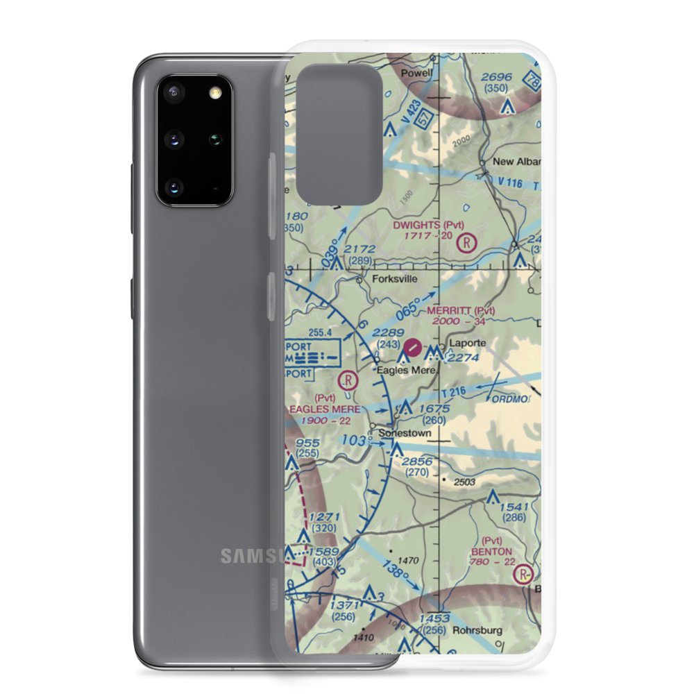 Merritt Field (4PN7) VFR Sectional Samsung Case Samsung Galaxy S20 Plus model shown