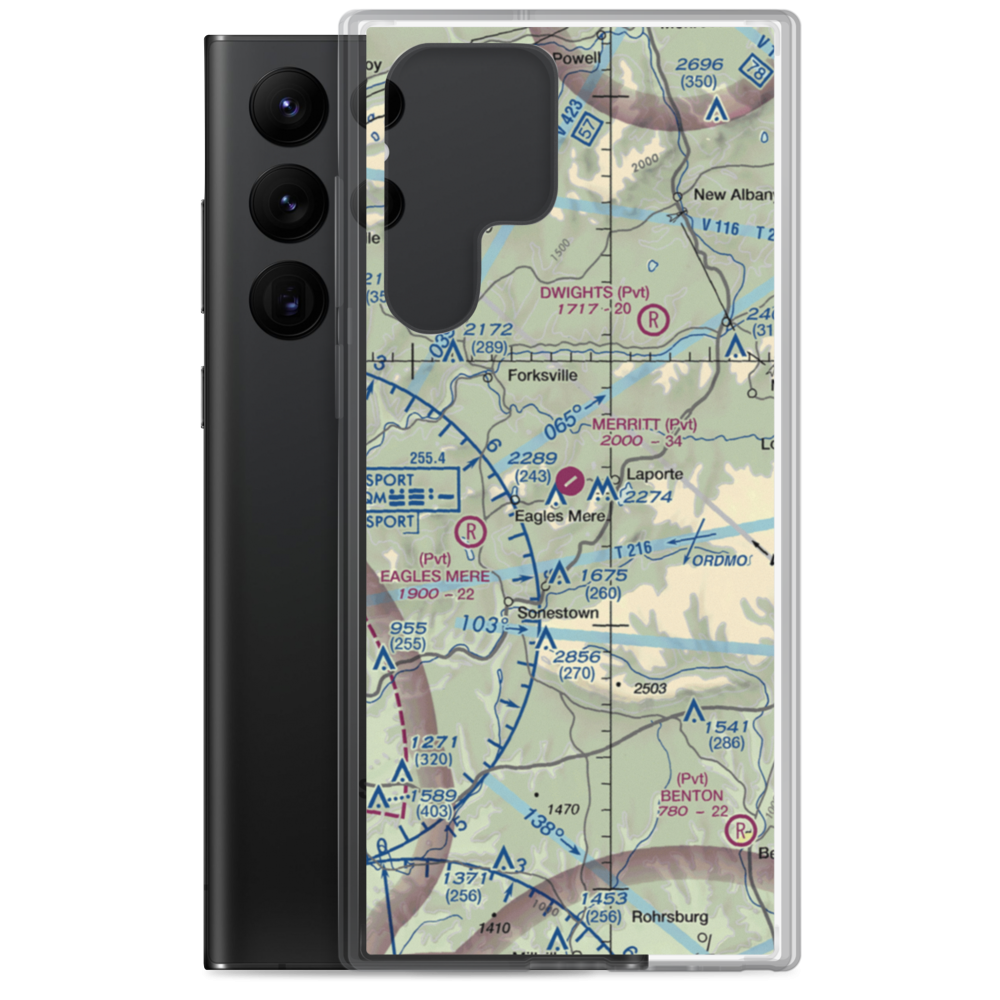 Merritt Field (4PN7) VFR Sectional Samsung Case Samsung Galaxy S22 Ultra model shown