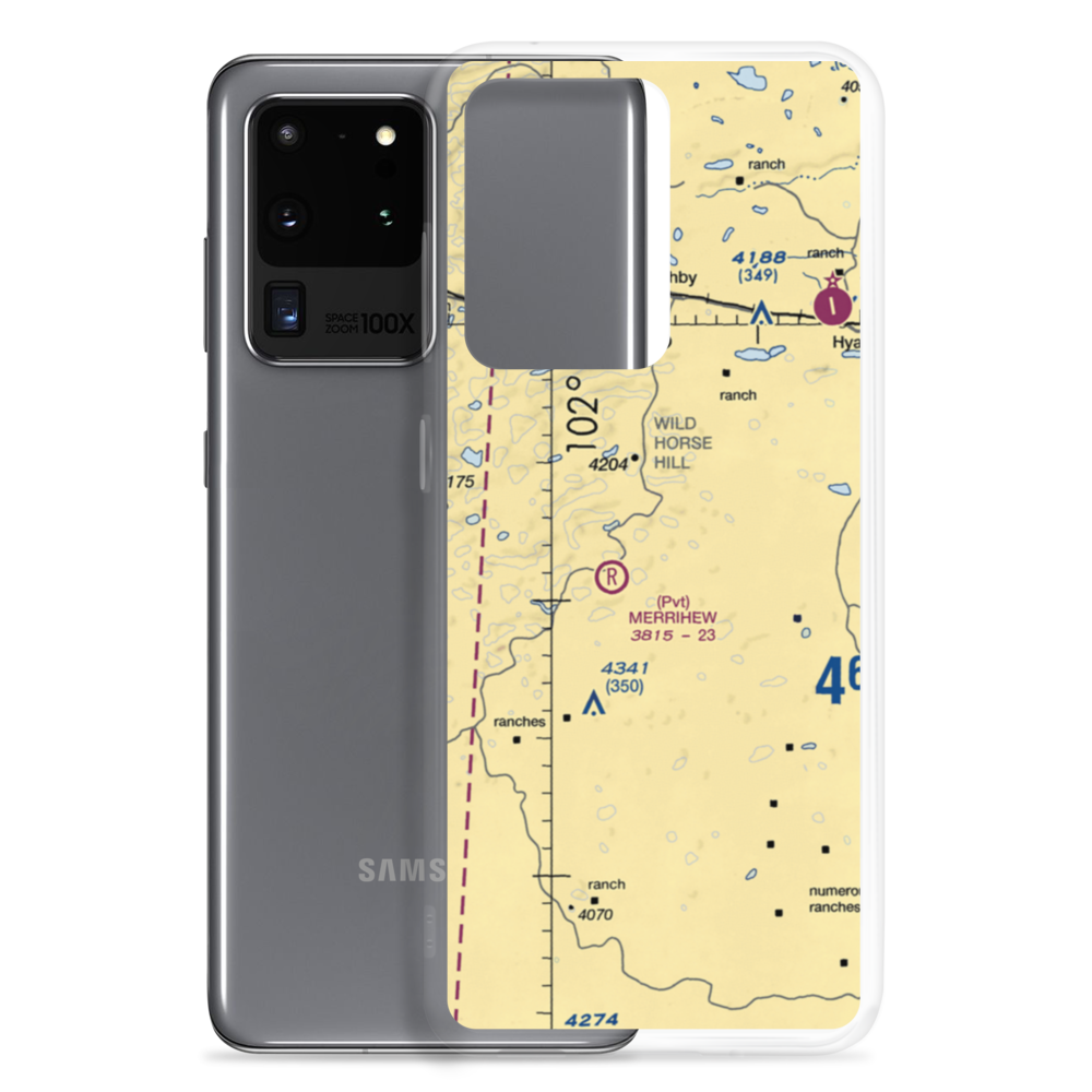 Merry Airport (0NE2) VFR Sectional Samsung Case Samsung Galaxy S20 Ultra model shown