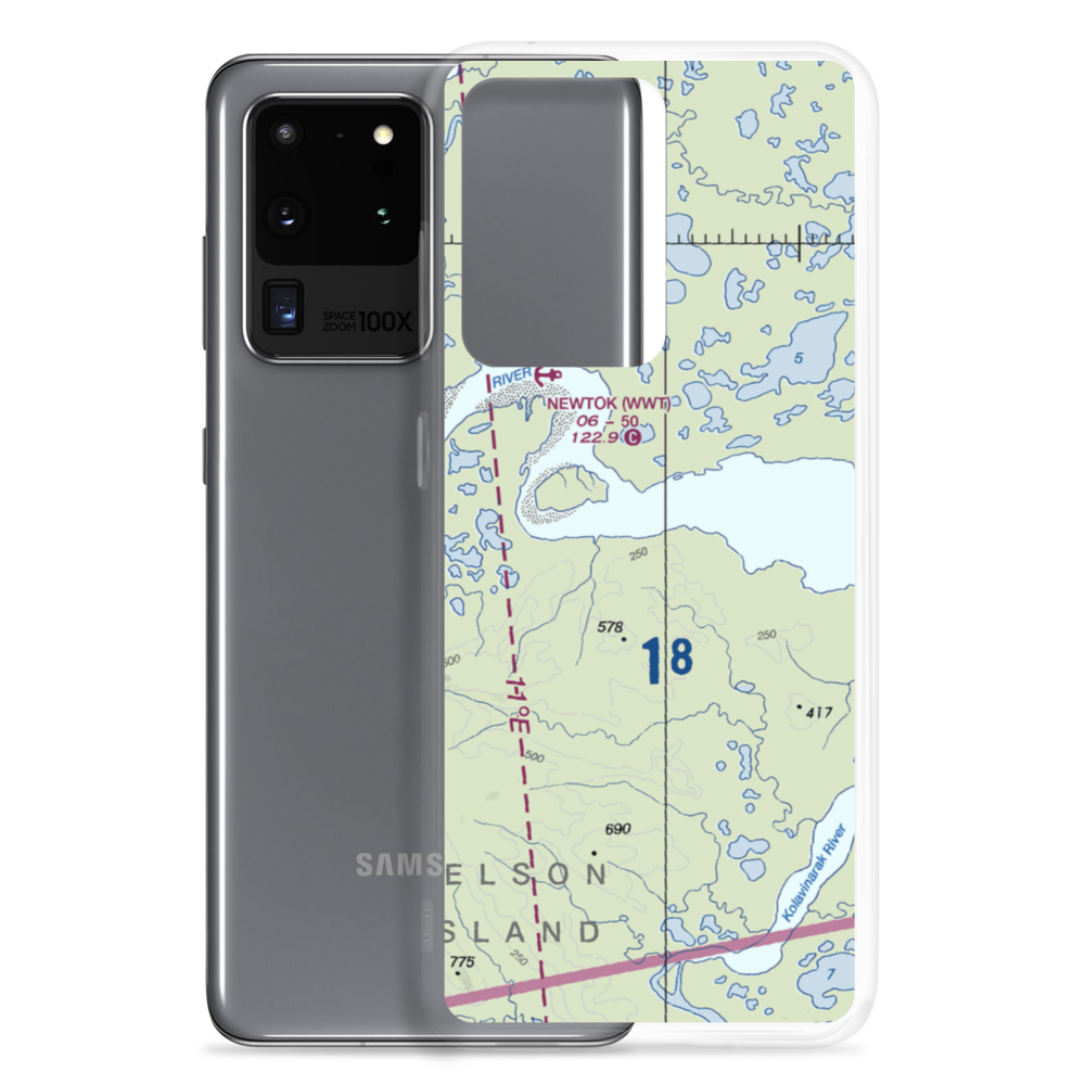 Mertarvik Quarry Road Landing Strip (F02) VFR Sectional Samsung Case Samsung Galaxy S20 Ultra model shown