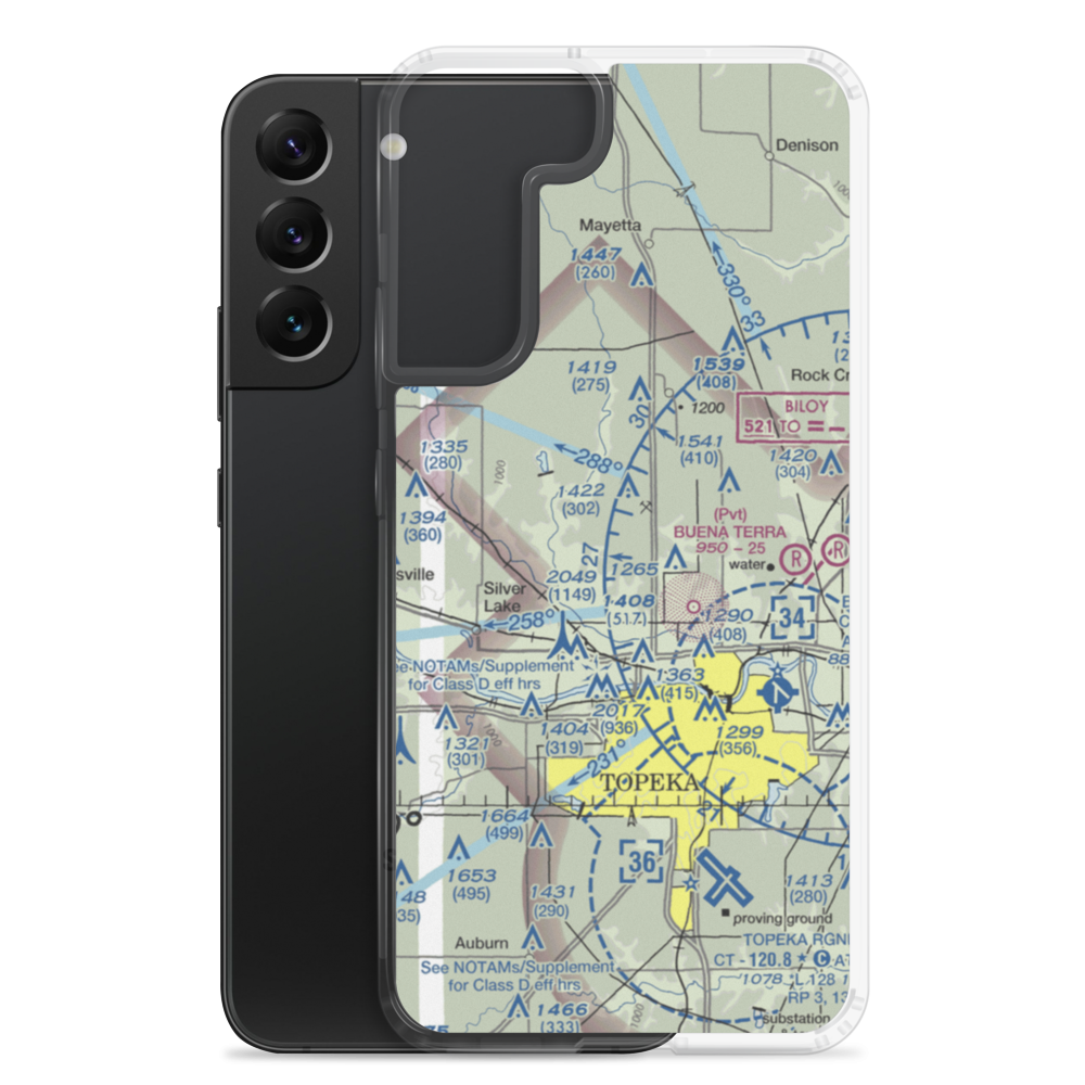 Mesa Verde Airport (3KS1) VFR Sectional Samsung Case Samsung Galaxy S22 Plus model shown