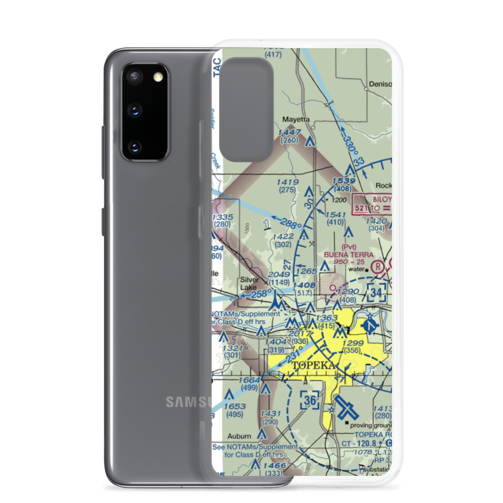 Mesa Verde Airport (3KS1) VFR Sectional Samsung Case Samsung Galaxy S20 model shown