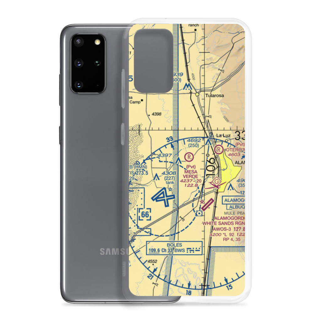 Mesa Verde Ranch Strip Airport (7NM1) VFR Sectional Samsung Case Samsung Galaxy S20 Plus model shown