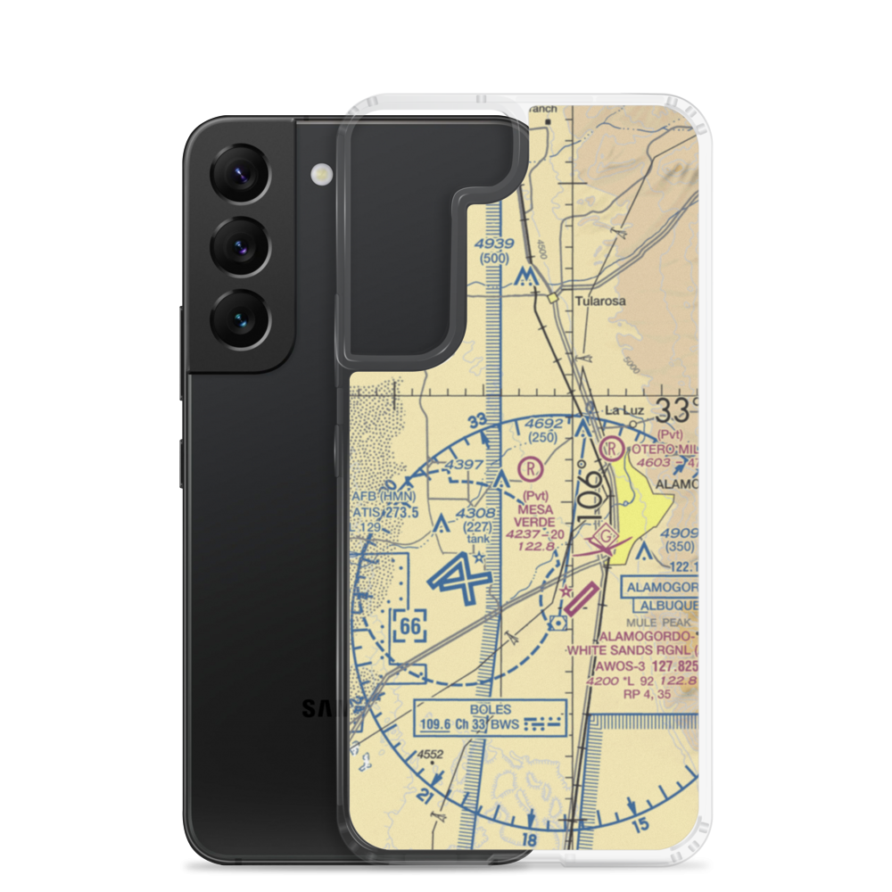 Mesa Verde Ranch Strip Airport (7NM1) VFR Sectional Samsung Case Samsung Galaxy S22 model shown