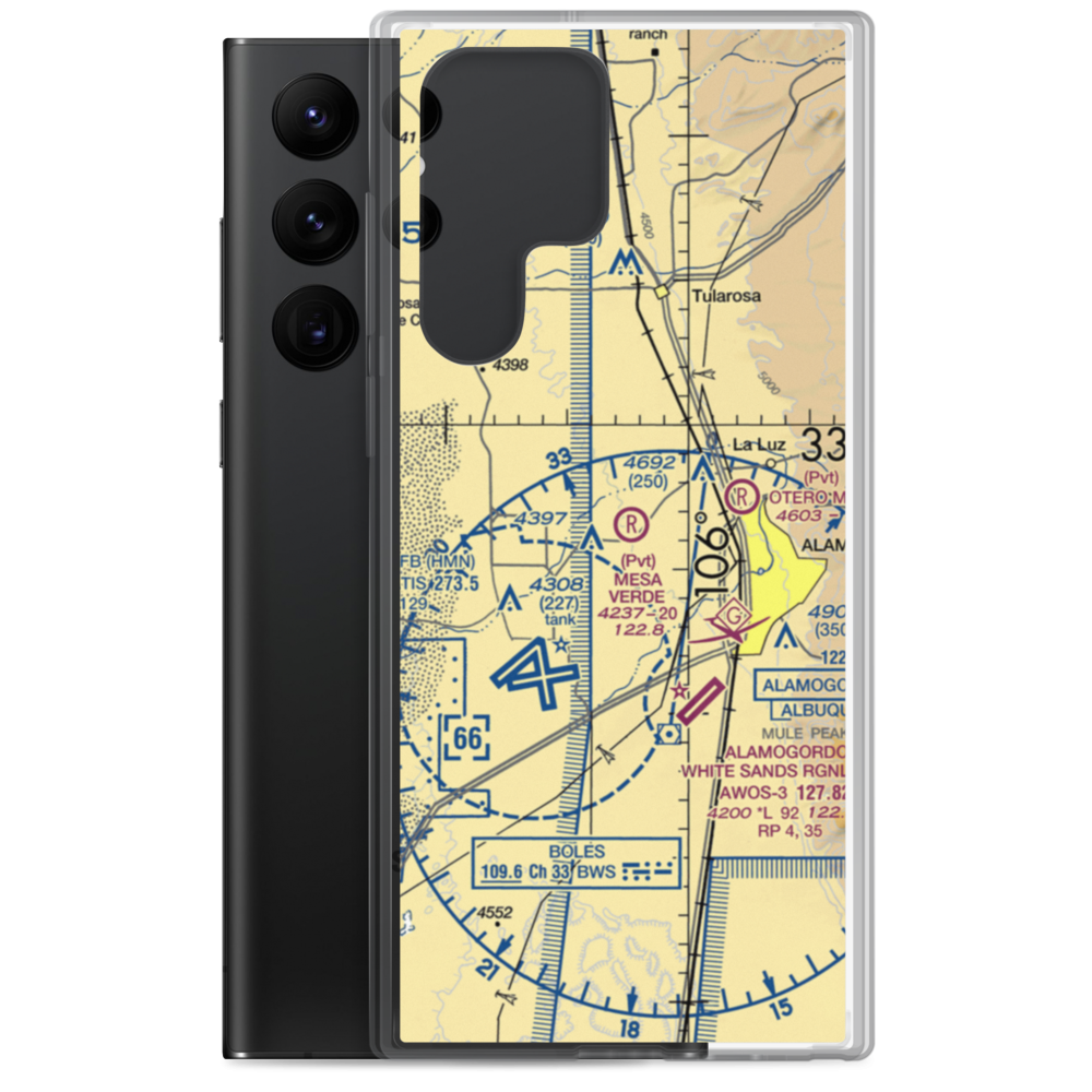 Mesa Verde Ranch Strip Airport (7NM1) VFR Sectional Samsung Case Samsung Galaxy S22 Ultra model shown