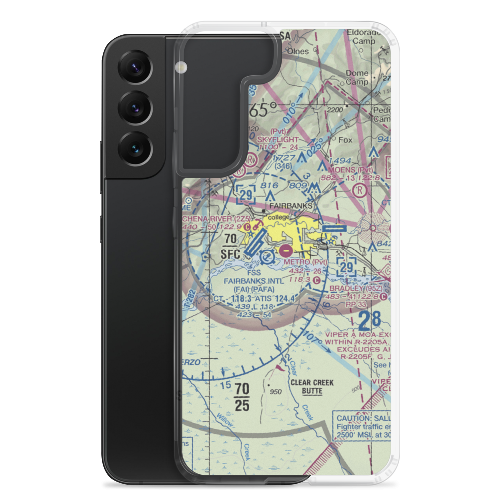 Metro Field (MTF) VFR Sectional Samsung Case Samsung Galaxy S22 Plus model shown