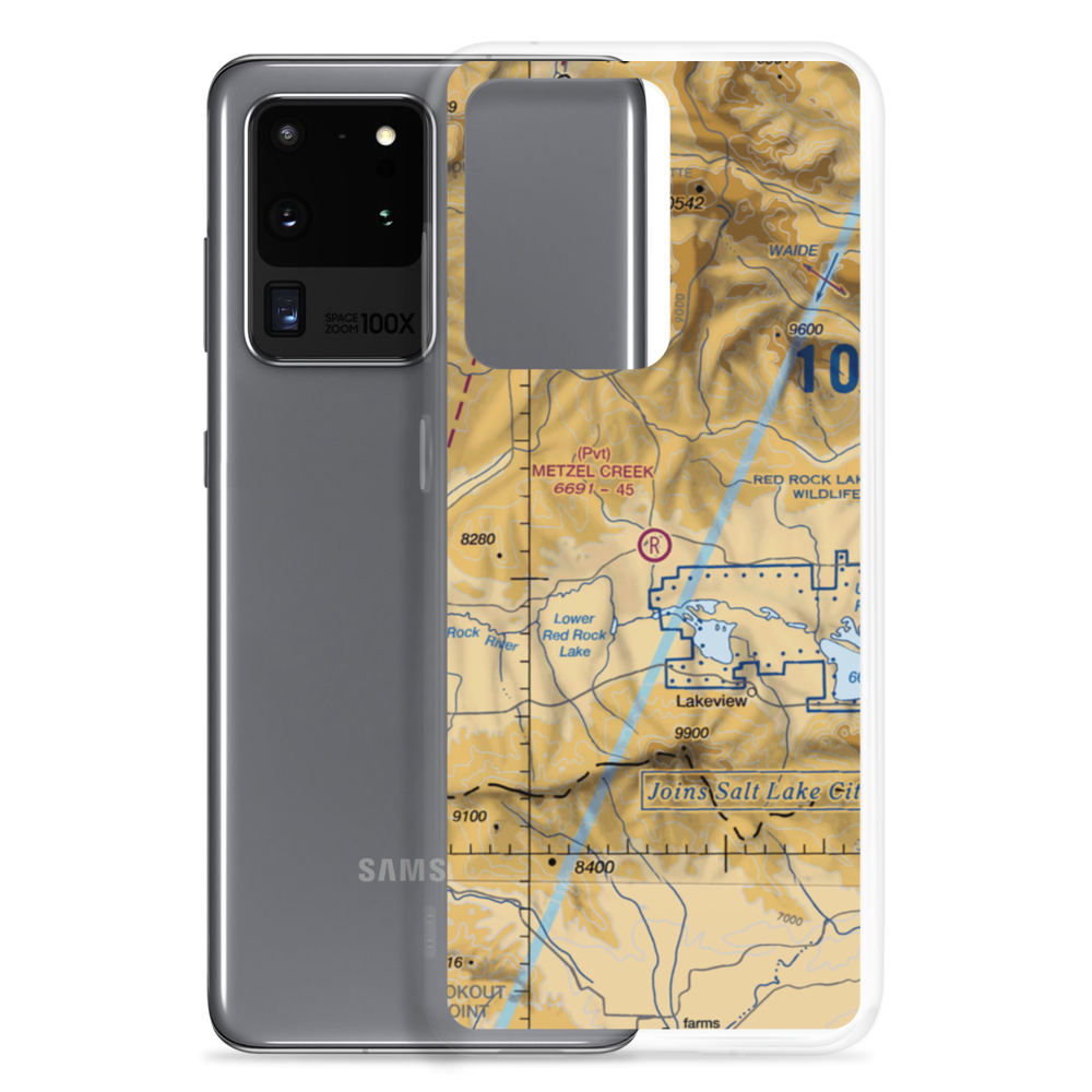 Metzel Creek Airport (MT47) VFR Sectional Samsung Case Samsung Galaxy S20 Ultra model shown