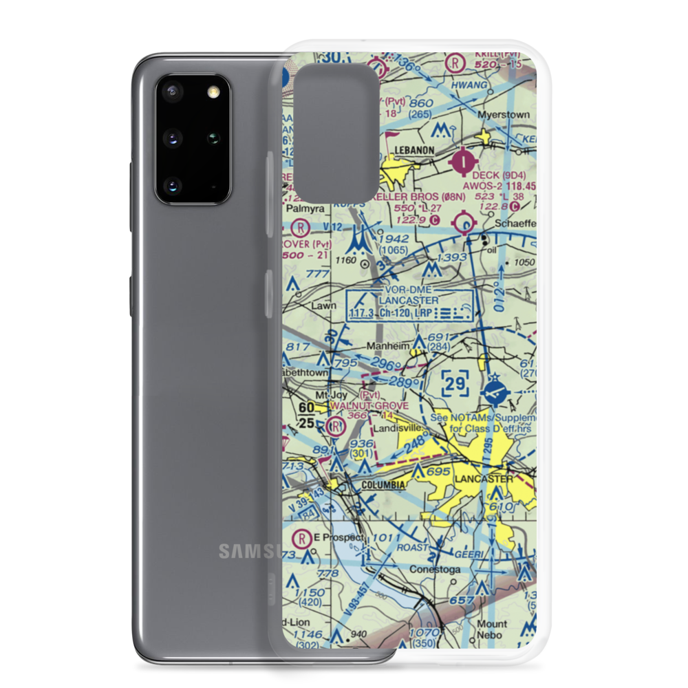 Metzler Airport (5PA3) VFR Sectional Samsung Case Samsung Galaxy S20 Plus model shown