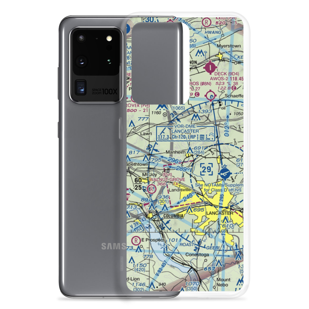 Metzler Airport (5PA3) VFR Sectional Samsung Case Samsung Galaxy S20 Ultra model shown