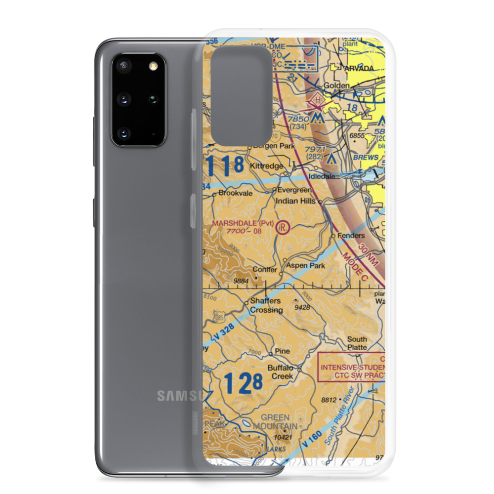 Meyer Ranch Airport (5CO6) VFR Sectional Samsung Case Samsung Galaxy S20 Plus model shown