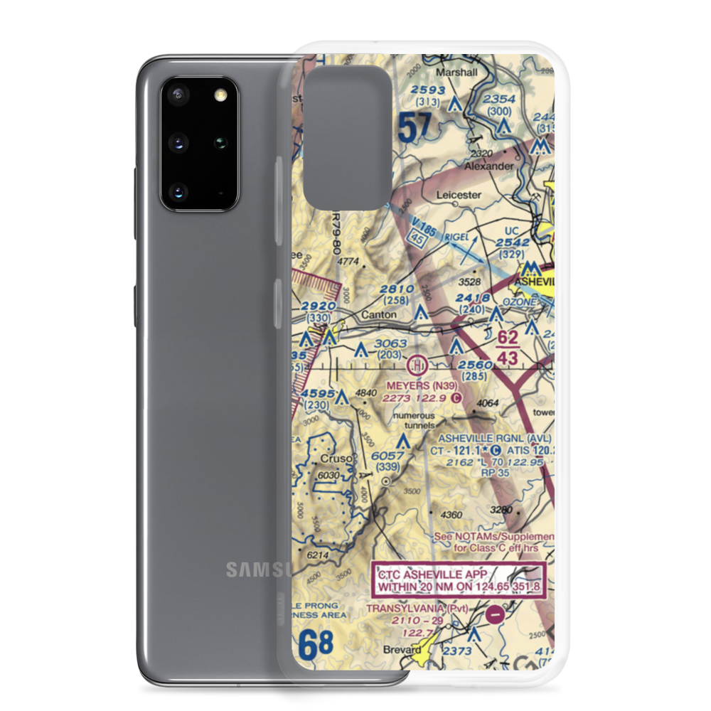 Meyers Heliport (N39) VFR Sectional Samsung Case Samsung Galaxy S20 Plus model shown